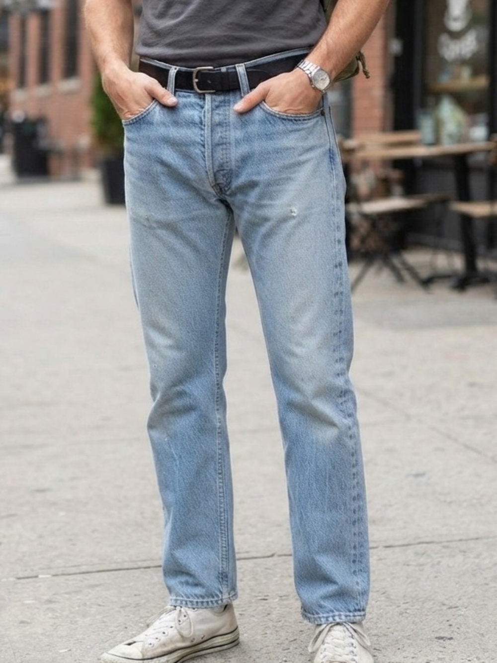 Levis Classic Light Blue Men’s Straight-Leg Jeans